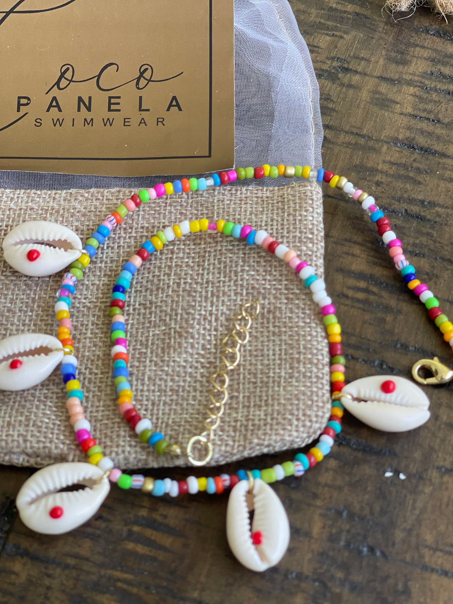 Beaded necklace - cocopanela Coco Panela Swimwear Store